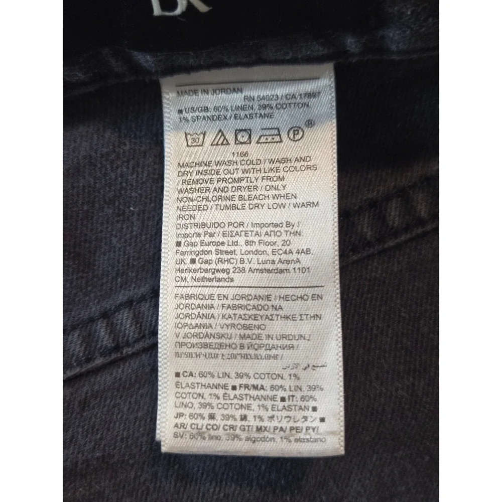 Banana Republic Traveler Pants Mens 31x31 Dark Navy Slim Linen Cotton Chinos